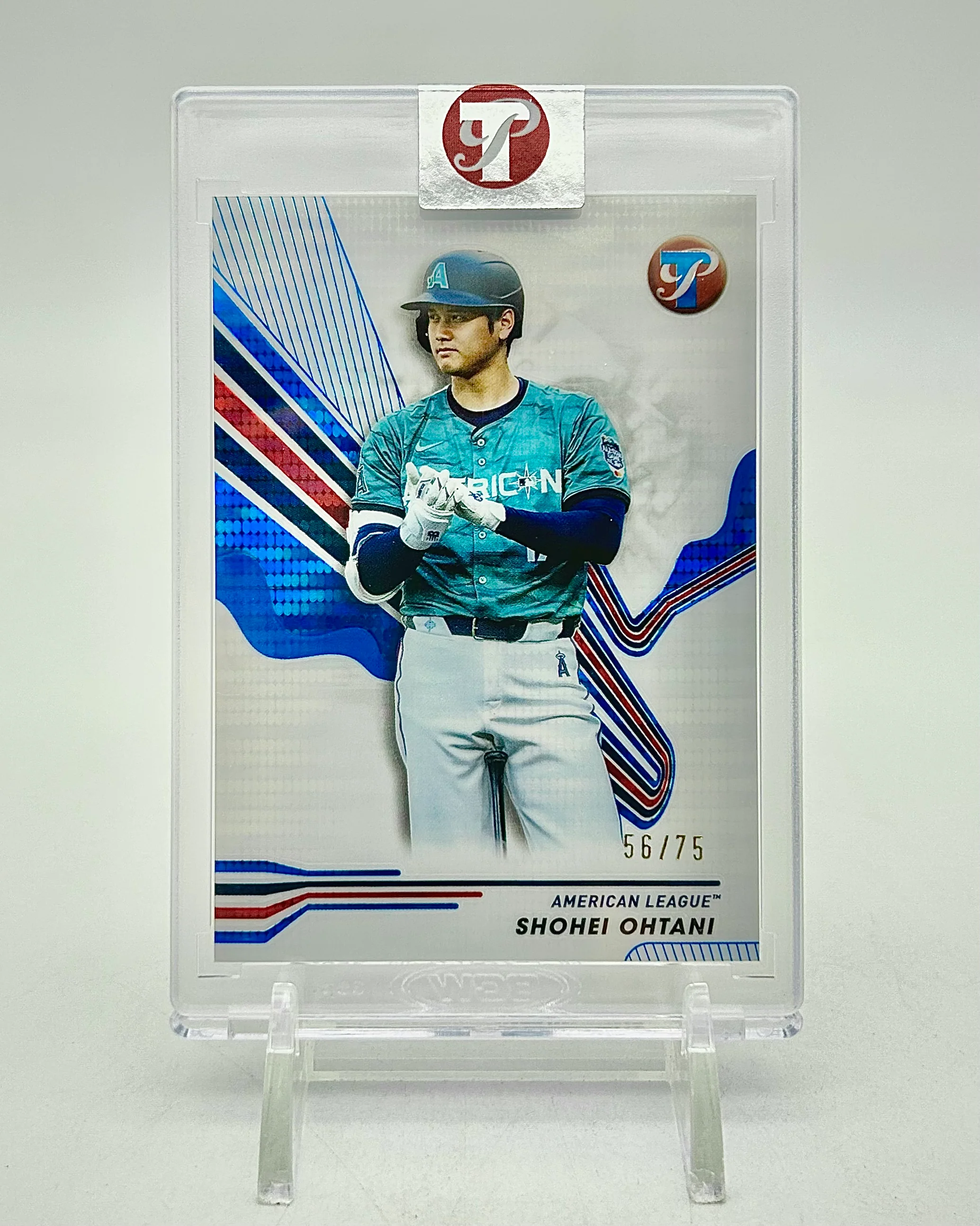 2024 Topps Pristine Blue Pristine Refractor /75: #293 Shohei Ohtani