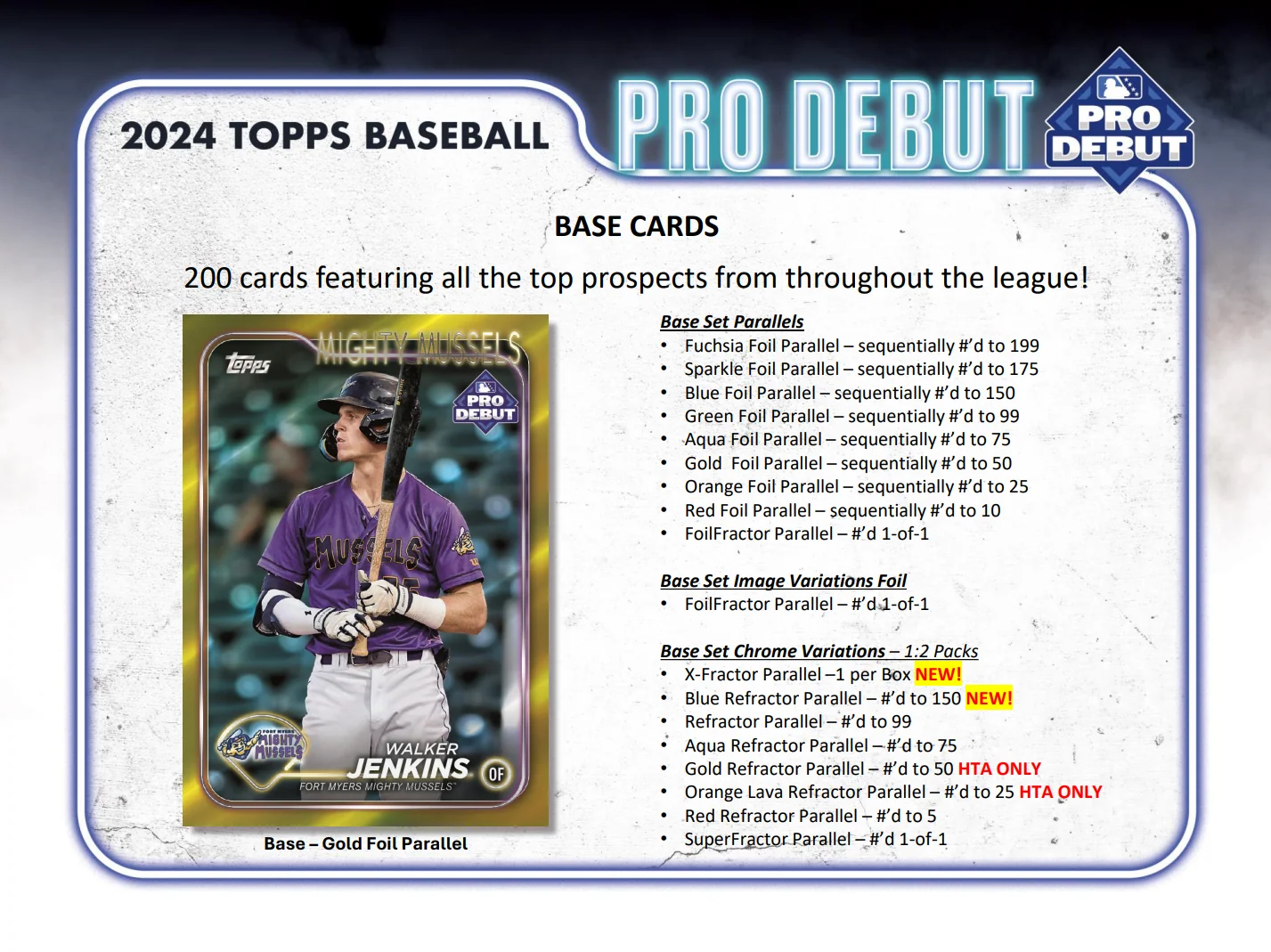 2024 Topps Pro Debut Baseball Jumbo Box - Image 3