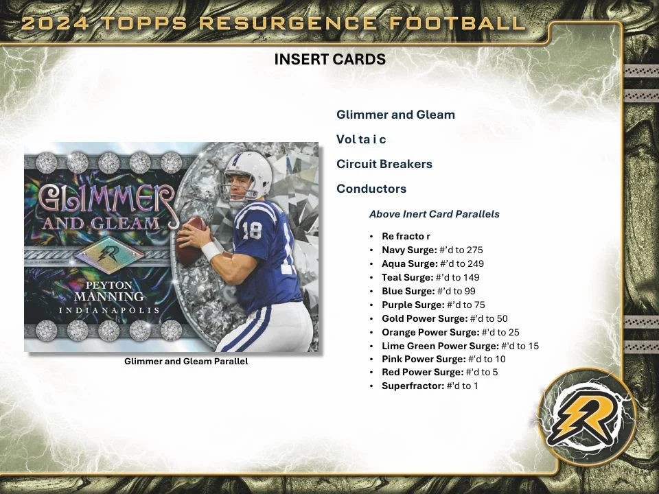 2024 Topps Resurgence Football Hobby Box - Image 5