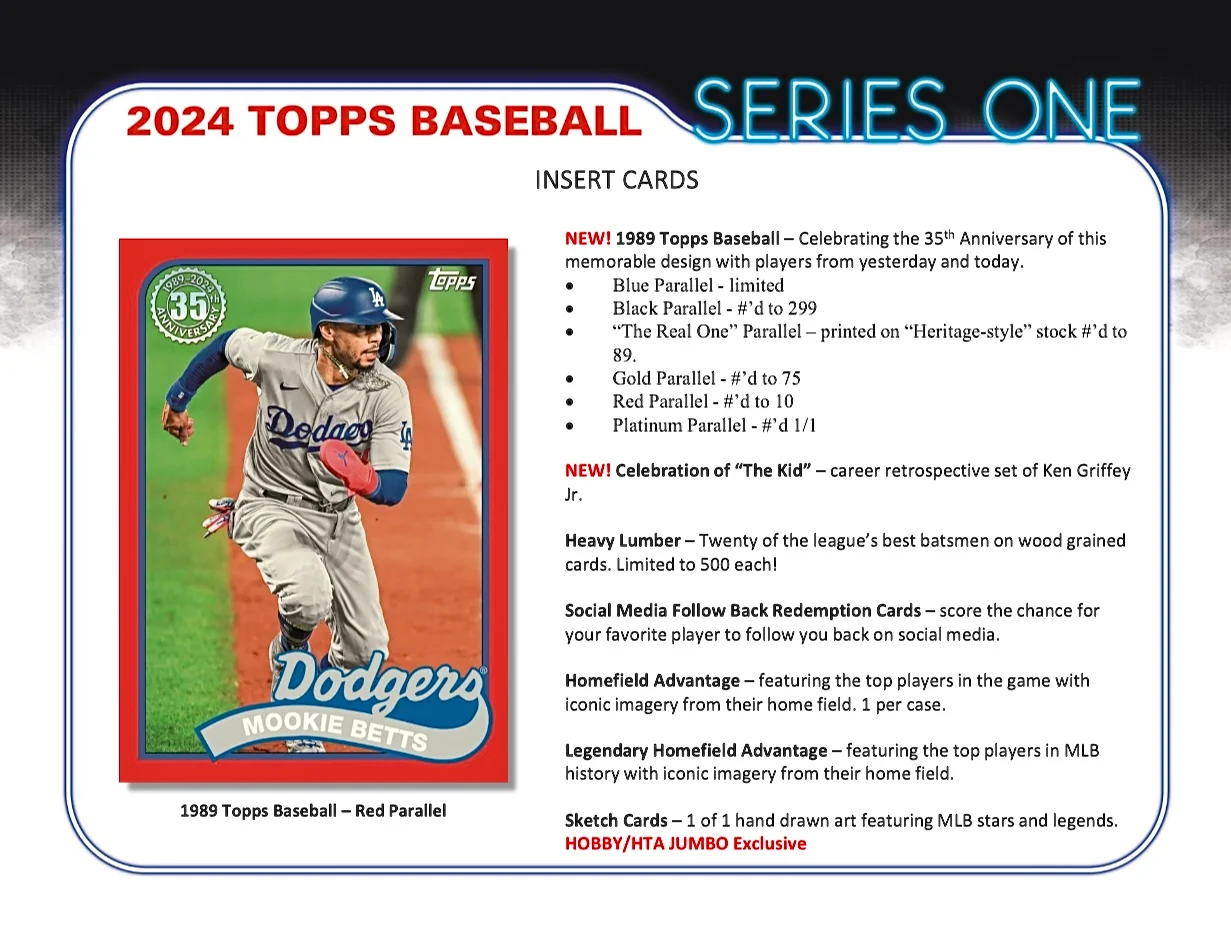 2024 Topps Series 1 Baseball Hobby Box - Image 6