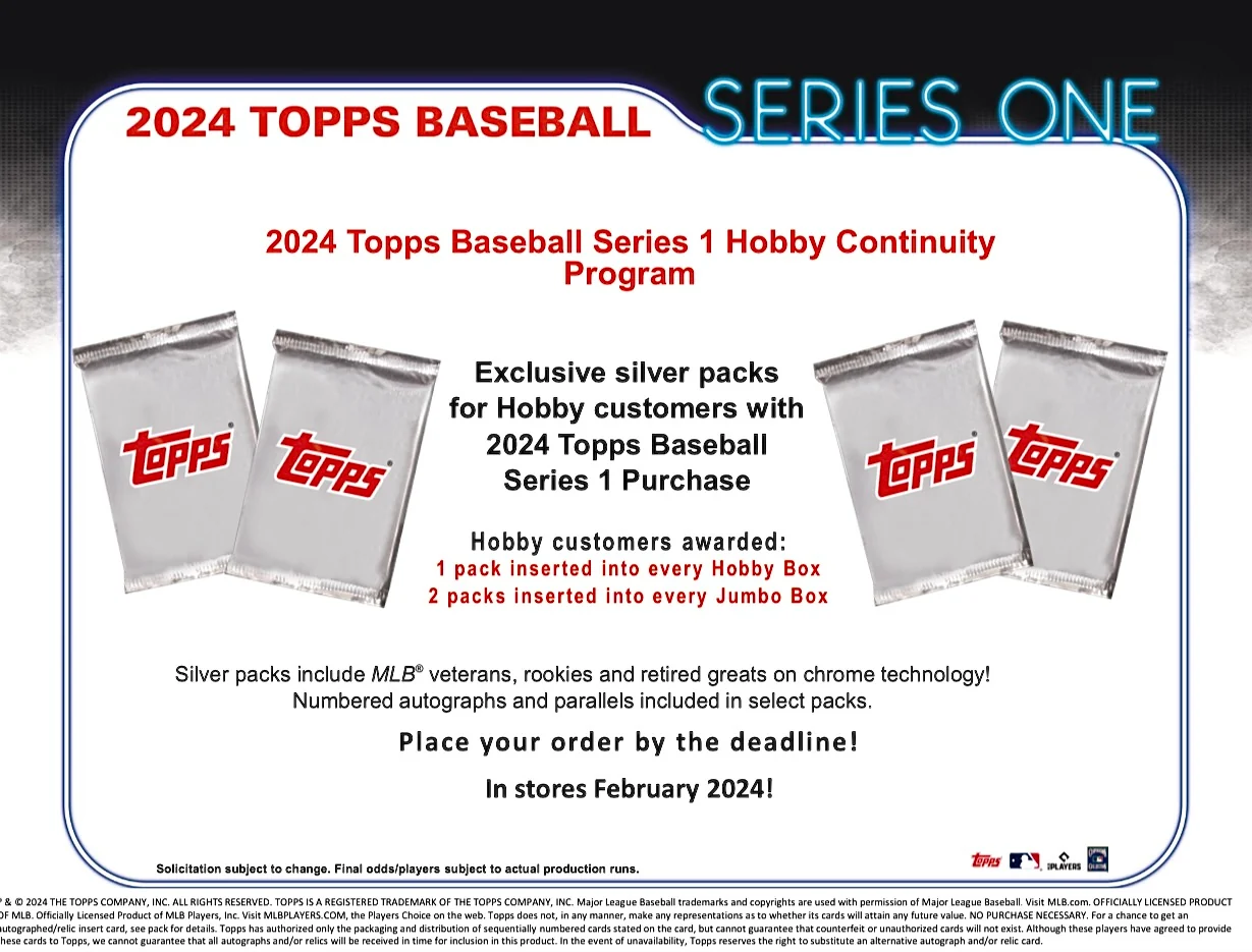 2024 Topps Series 1 Baseball Jumbo Hobby Box - Image 11