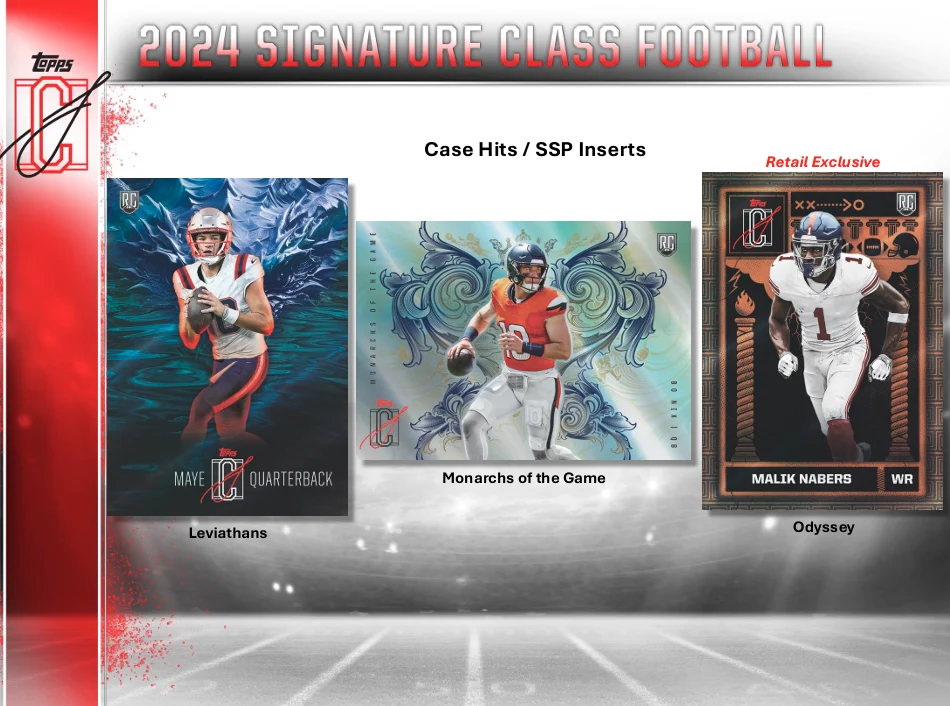 2024 Topps Signature Class Football Hobby Box - Image 5
