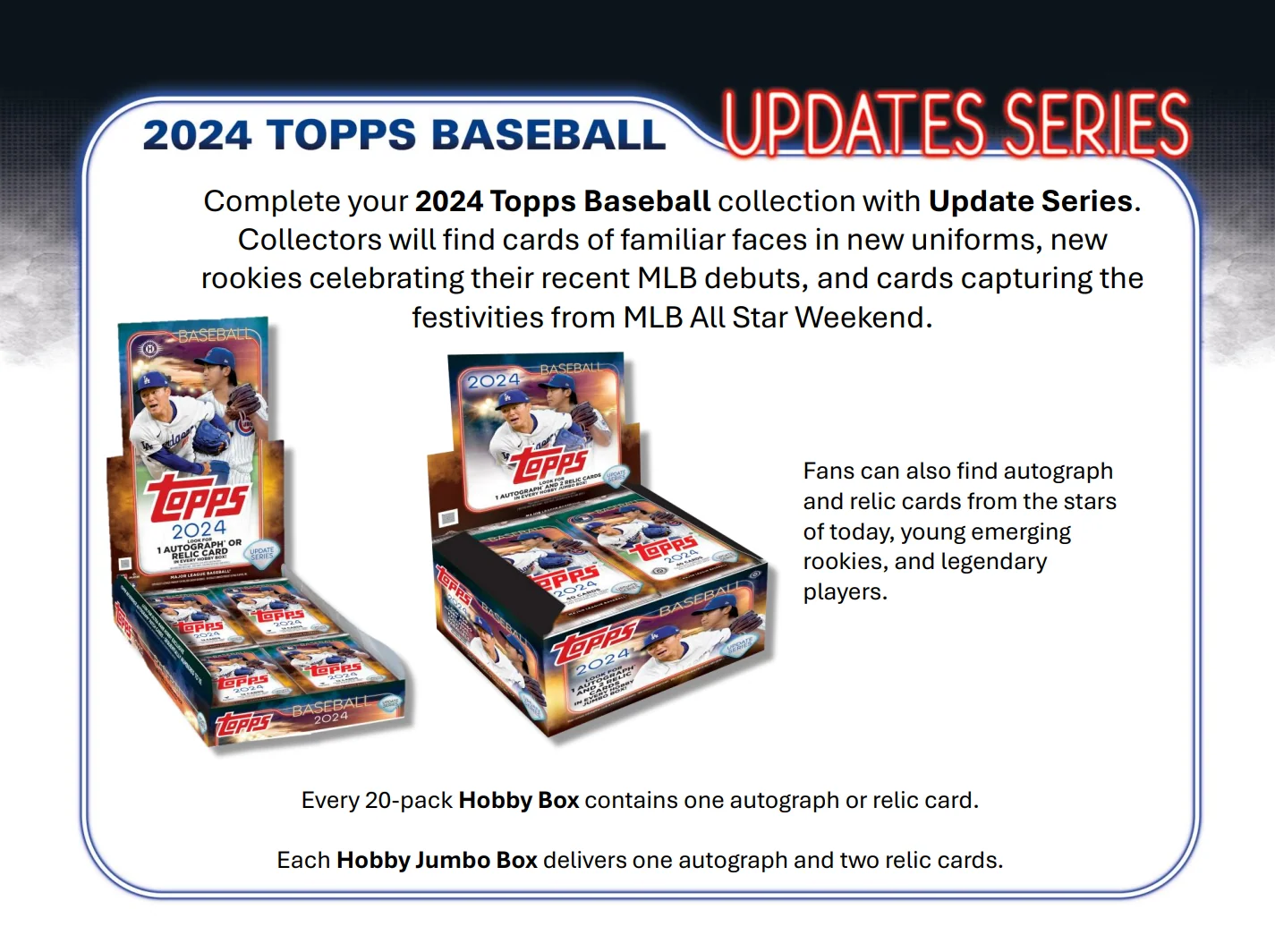 2024 Topps Update Baseball Jumbo Box - Image 2