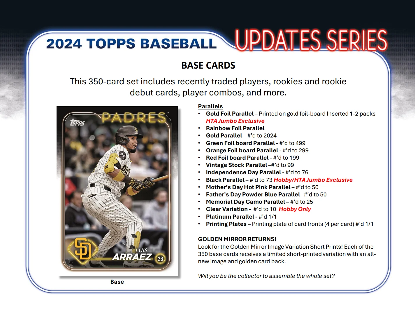 2024 Topps Update Baseball Jumbo Box - Image 3
