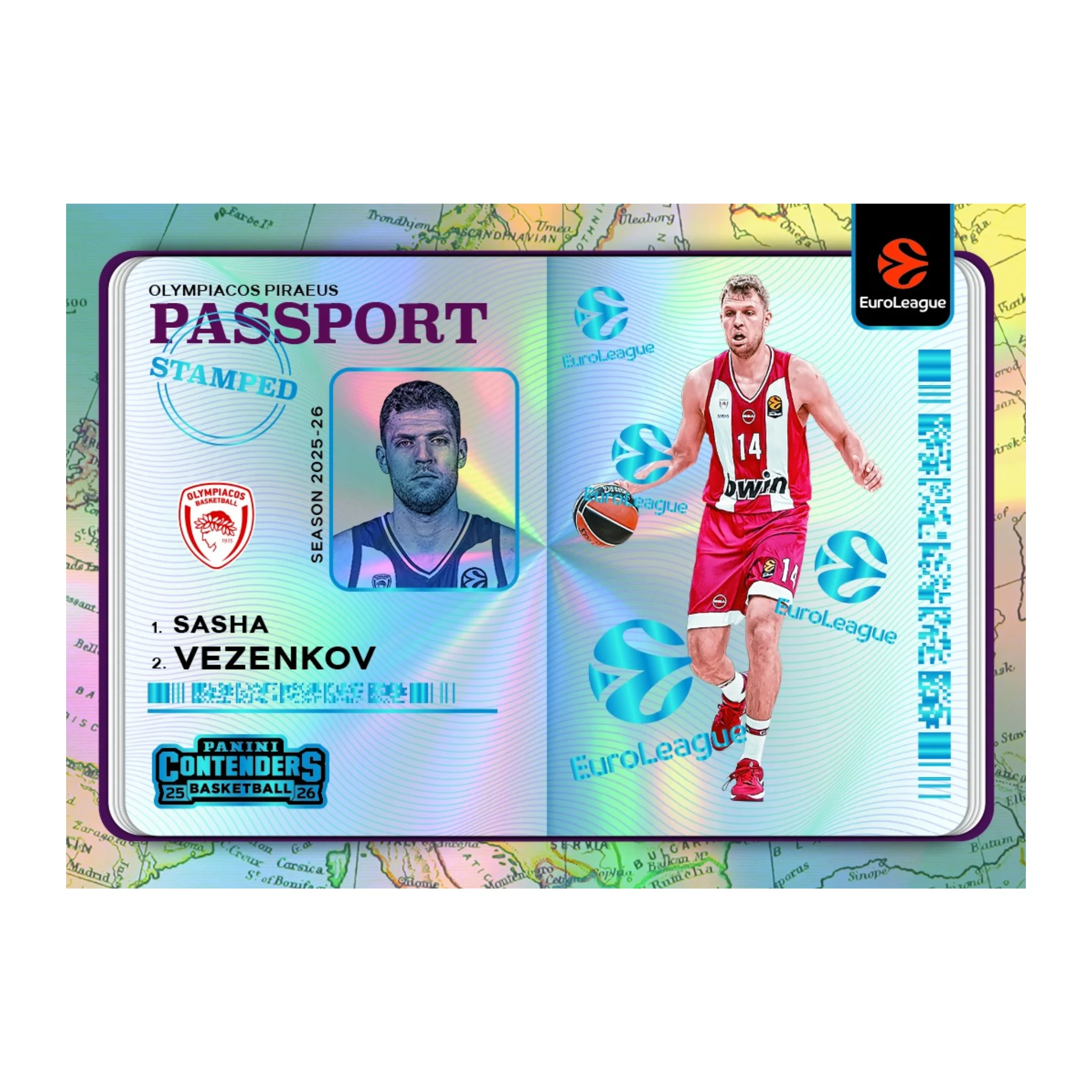 2025-26 Panini Contenders Euroleague Basketball Hobby Box - Image 4