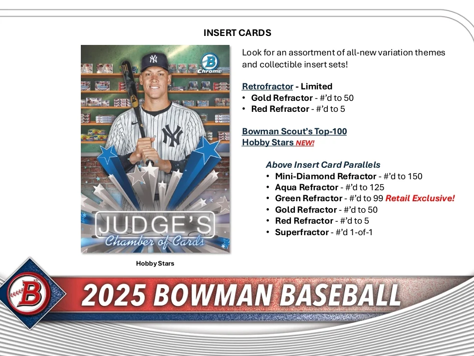 2025 Bowman Baseball Mega Box - Image 6