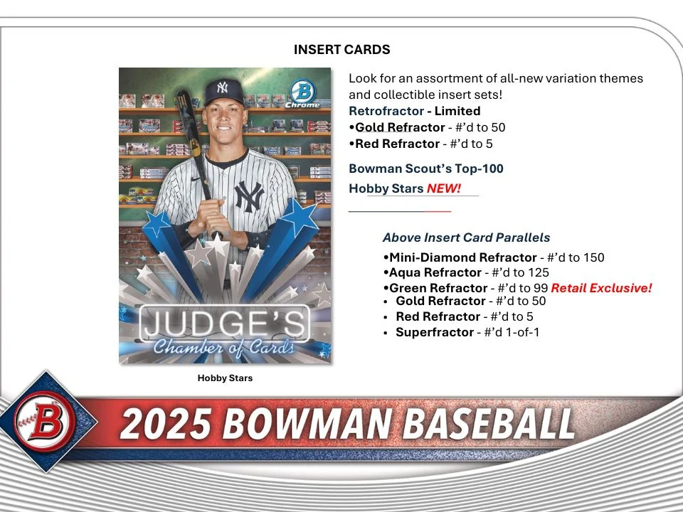 2025 Bowman Baseball Value Box - Image 6