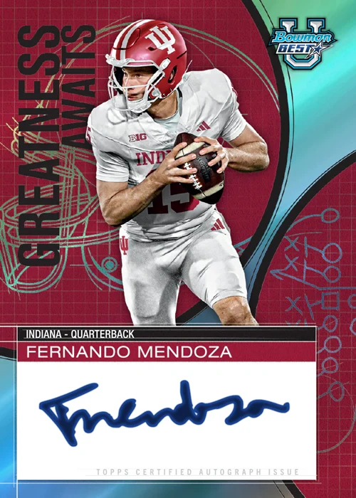 2025 Bowman University Best Football Hobby Box - Image 7