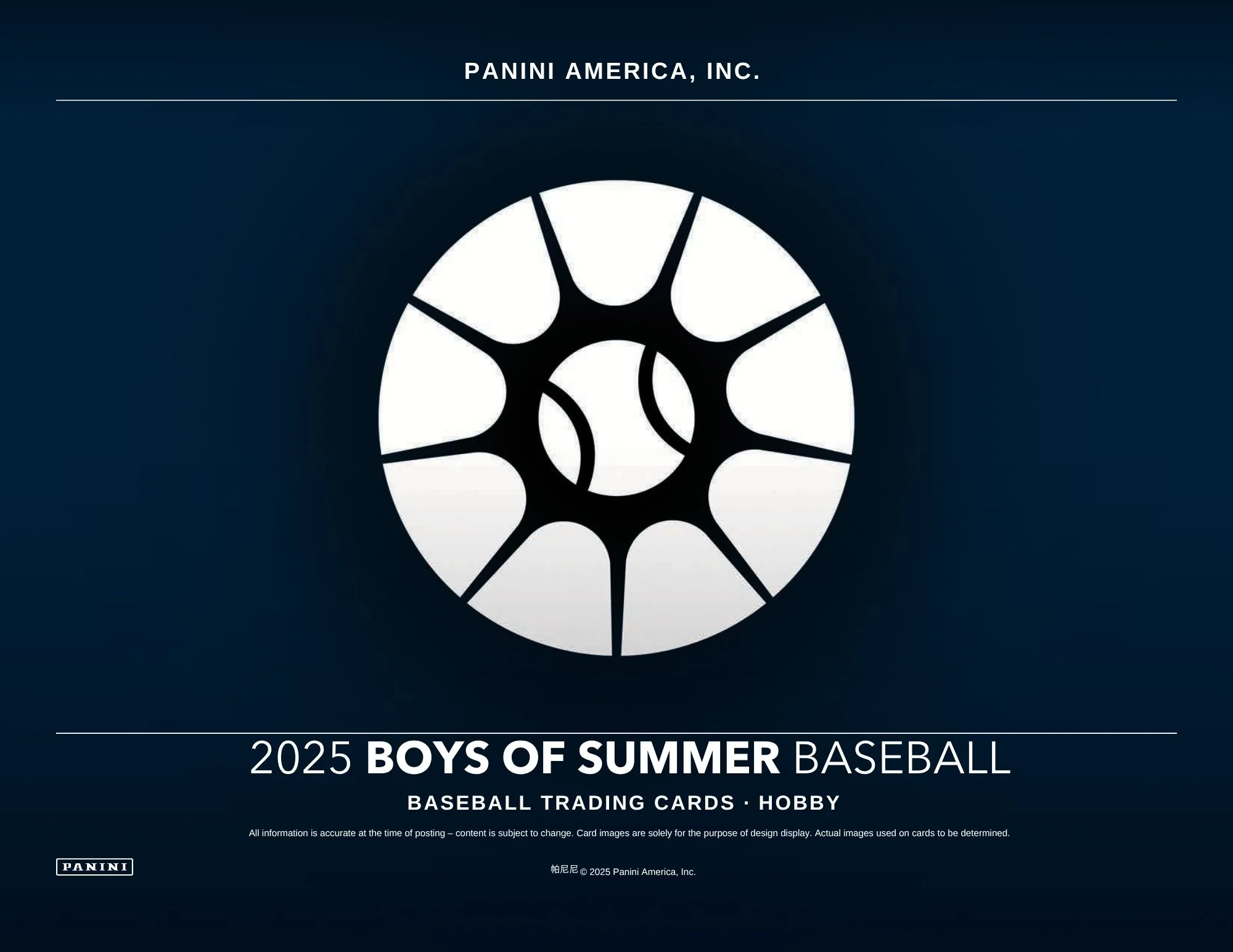 2025 Panini Boys of Summer Baseball Hobby Box - Image 2