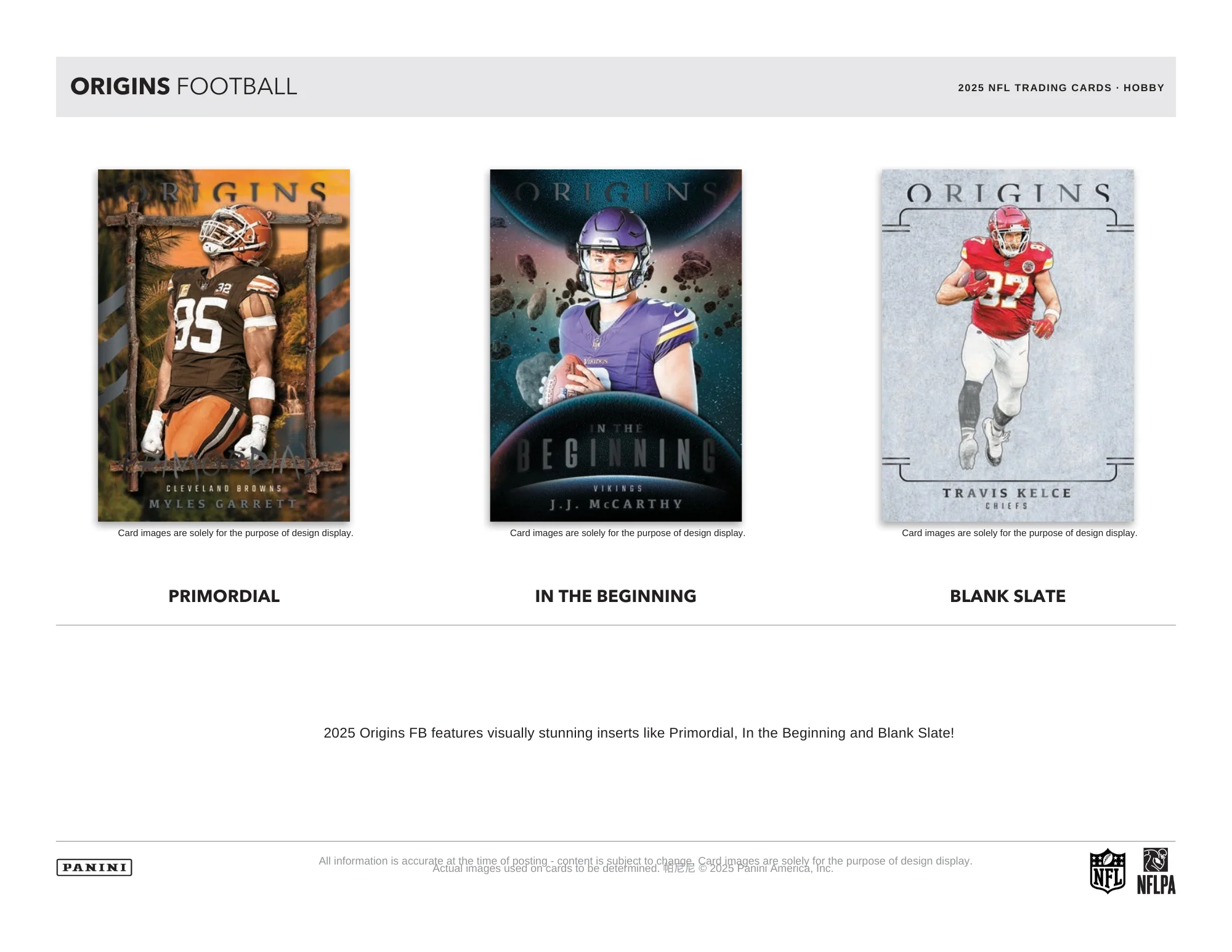 2025 Panini Origins Football Hobby Box - Image 5