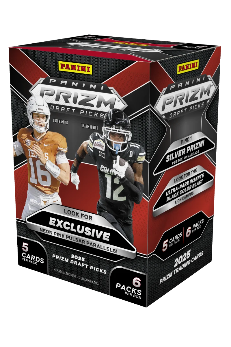 2025 Panini Prizm Draft Picks Collegiate Football Hobby Blaster Box