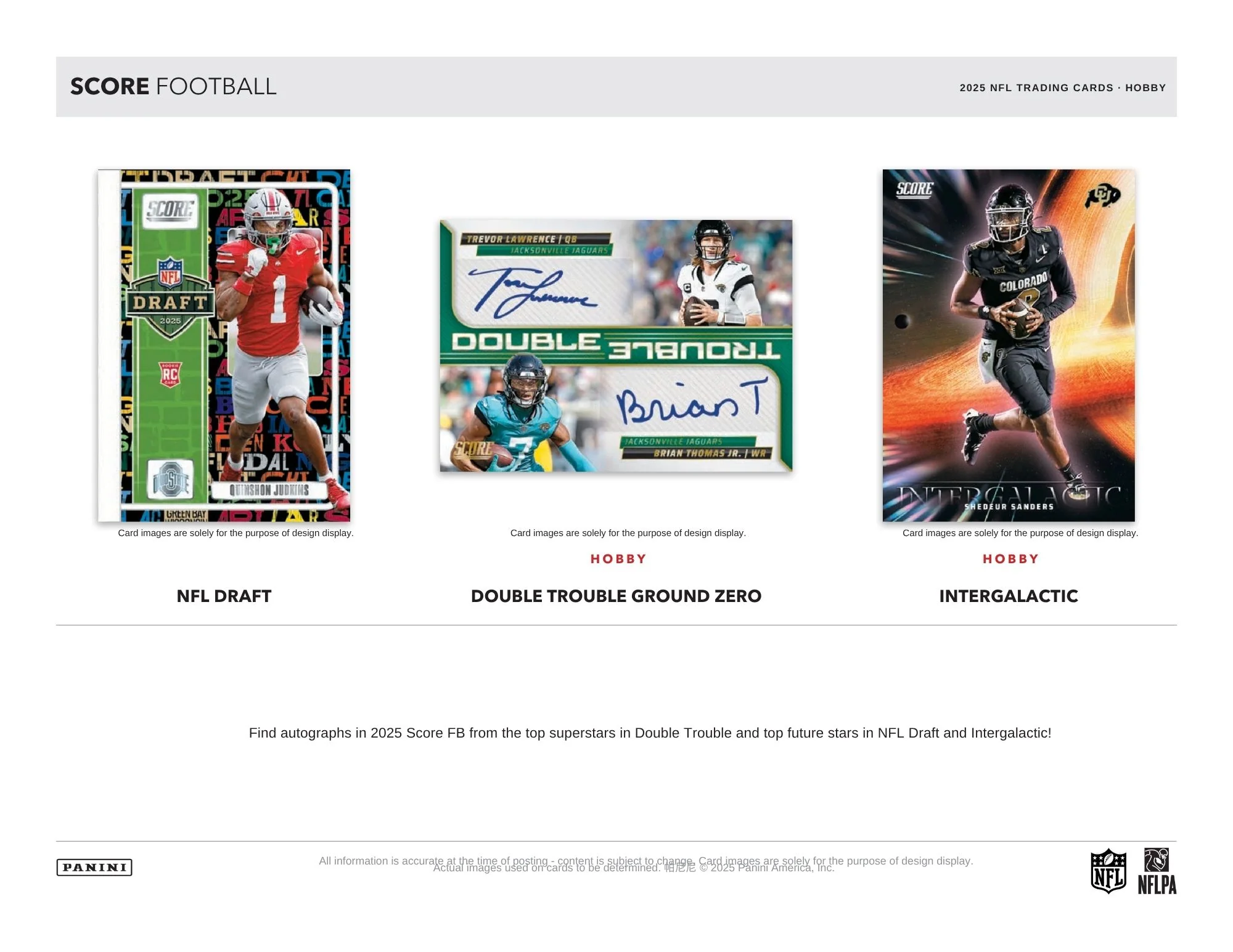 2025 Panini Score Football Hobby Box - Image 4