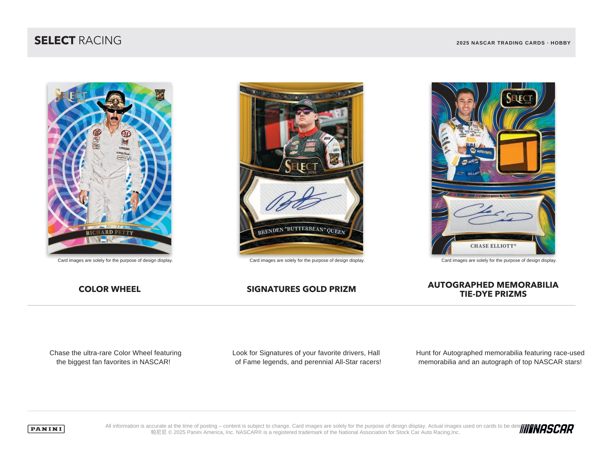 2025 Panini Select Racing Hobby Box - Image 4