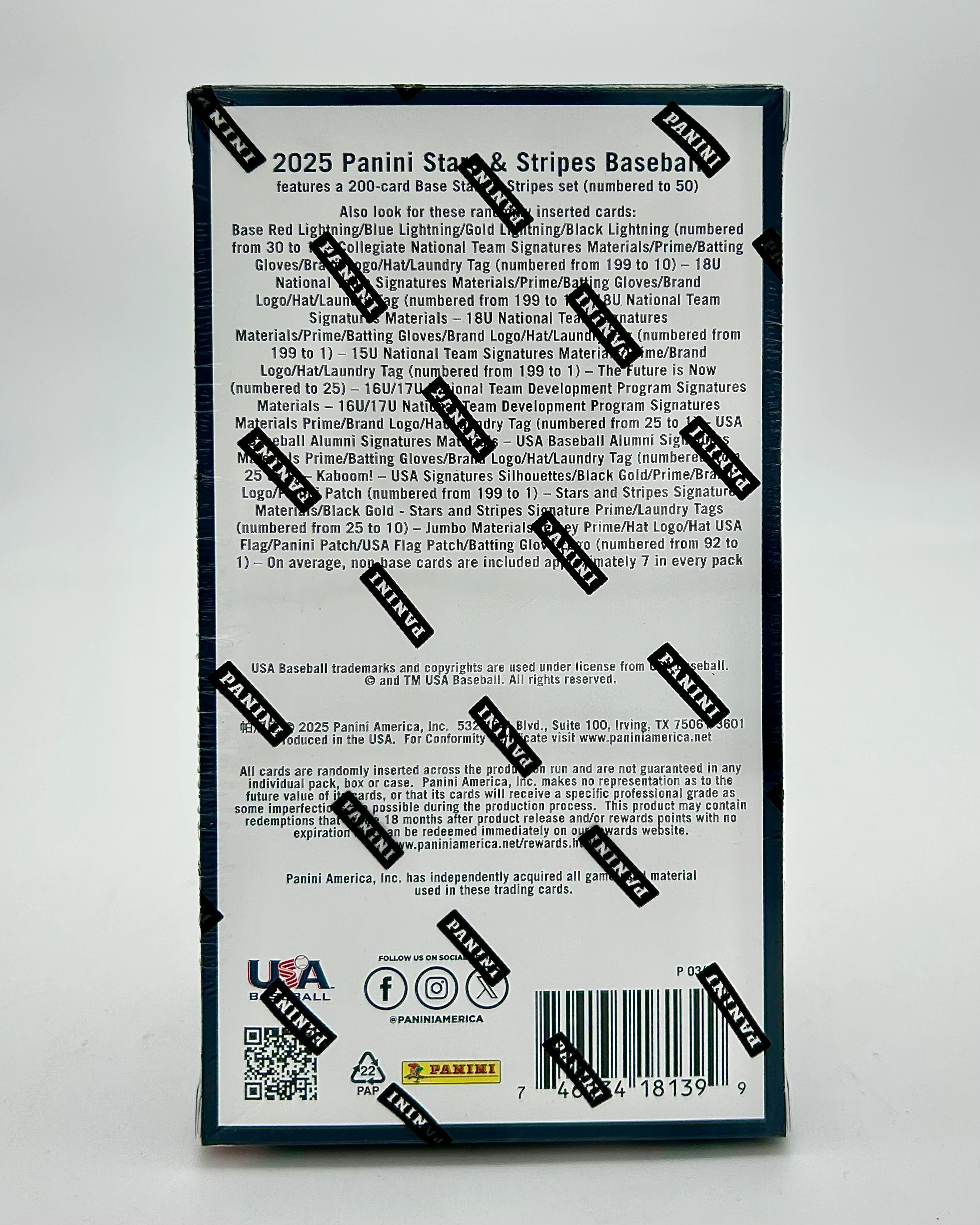 2025 Panini USA Stars & Stripes Baseball Hobby Box - Image 11