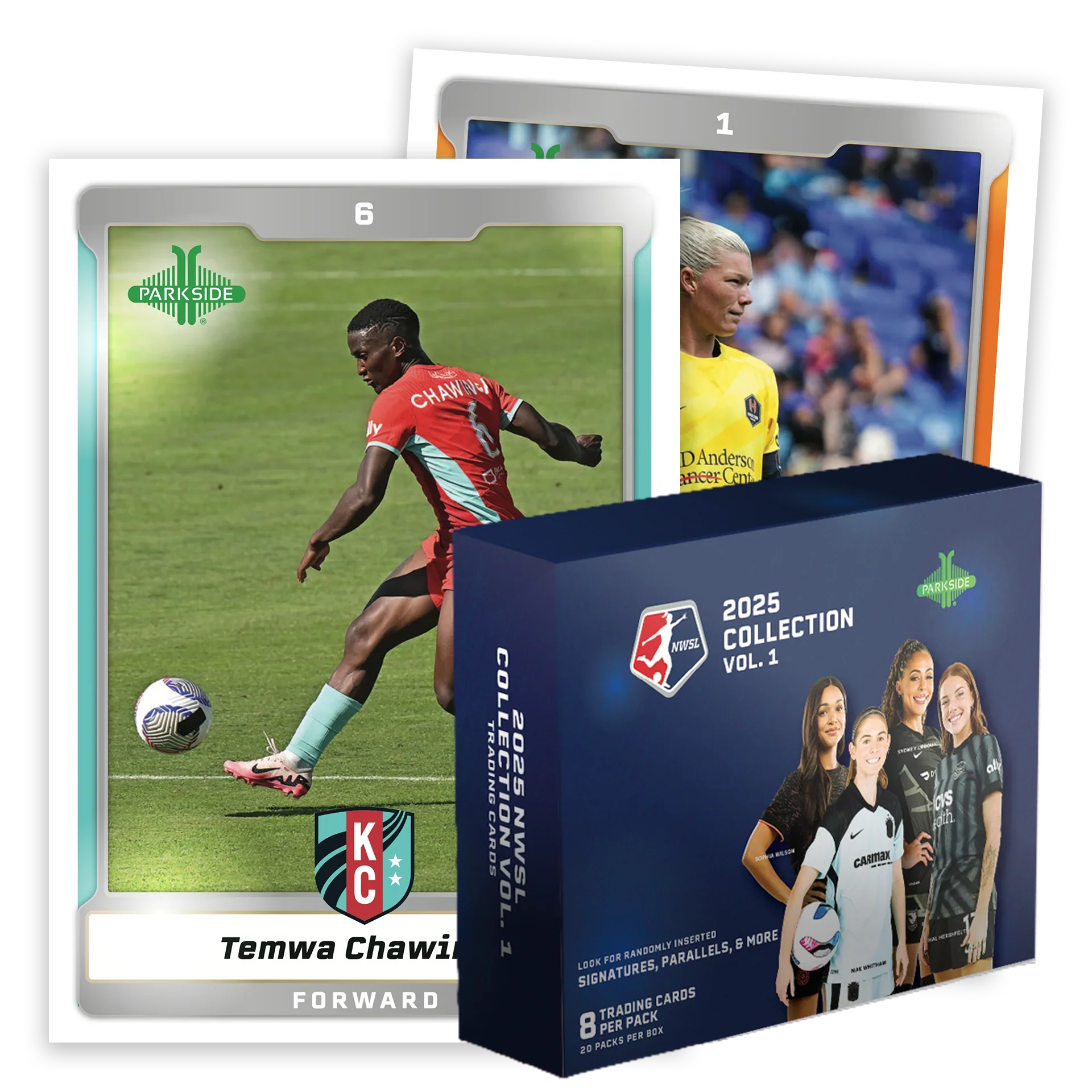 2025 Parkside NWSL Collection Vol. 1 Women's Soccer Hobby Box