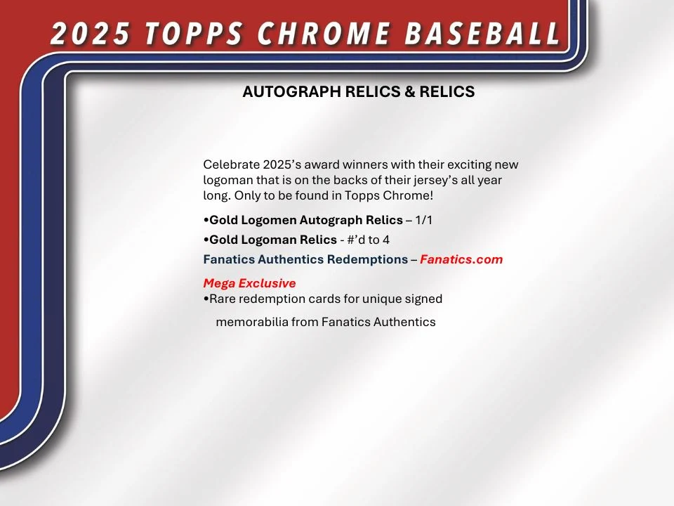 2025 Topps Chrome Baseball Mega Box - Image 13