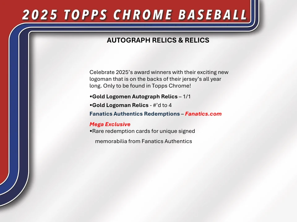 2025 Topps Chrome Baseball Value Sealed Case (40-Boxes) - Image 13