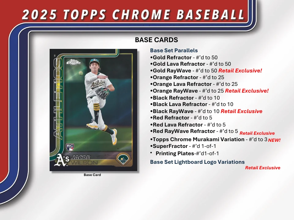 2025 Topps Chrome Baseball Value Sealed Case (40-Boxes) - Image 4
