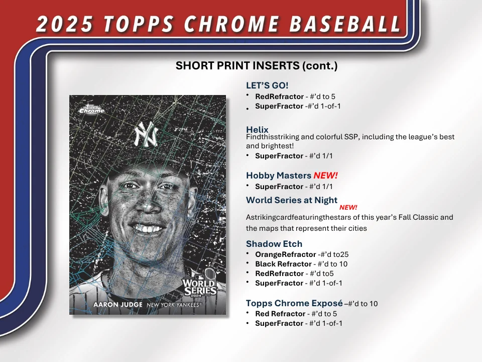2025 Topps Chrome Baseball Value Sealed Case (40-Boxes) - Image 8