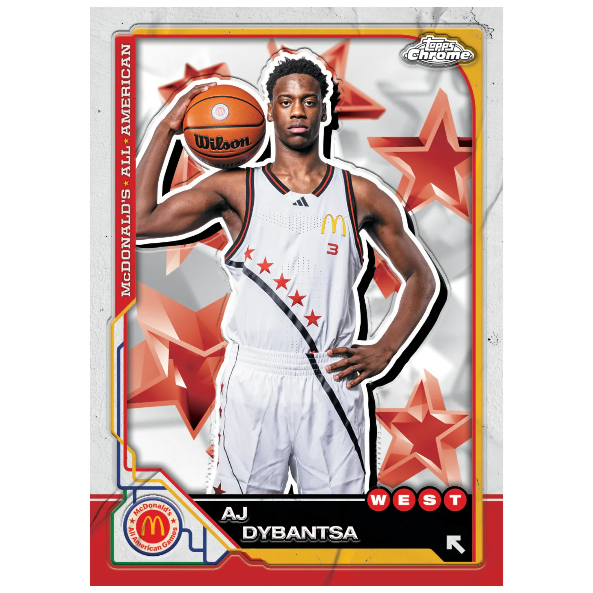2025 Topps Chrome McDonald's All American Basketball Mega Box - Image 2