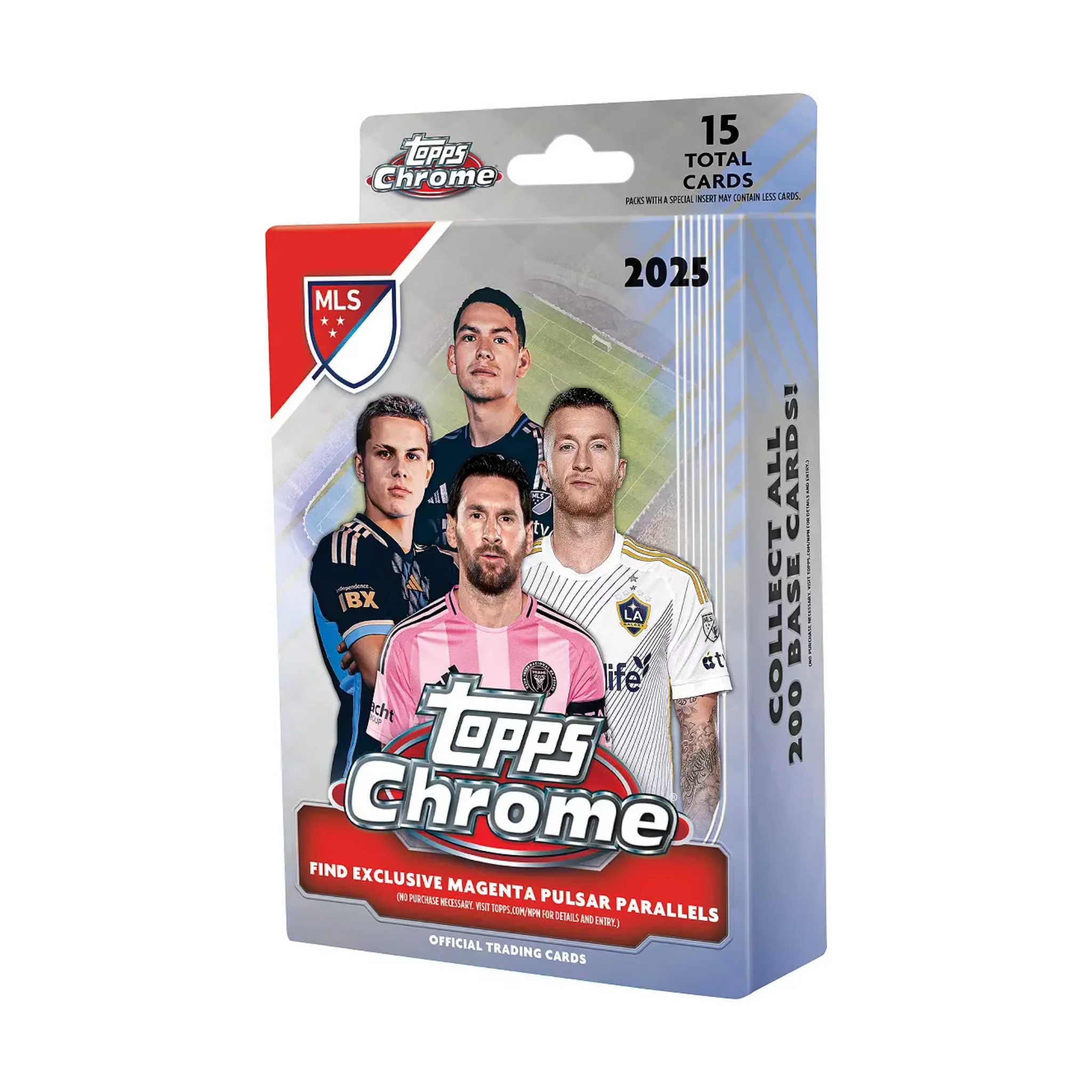 2025 Topps Chrome MLS Soccer Hanger Box