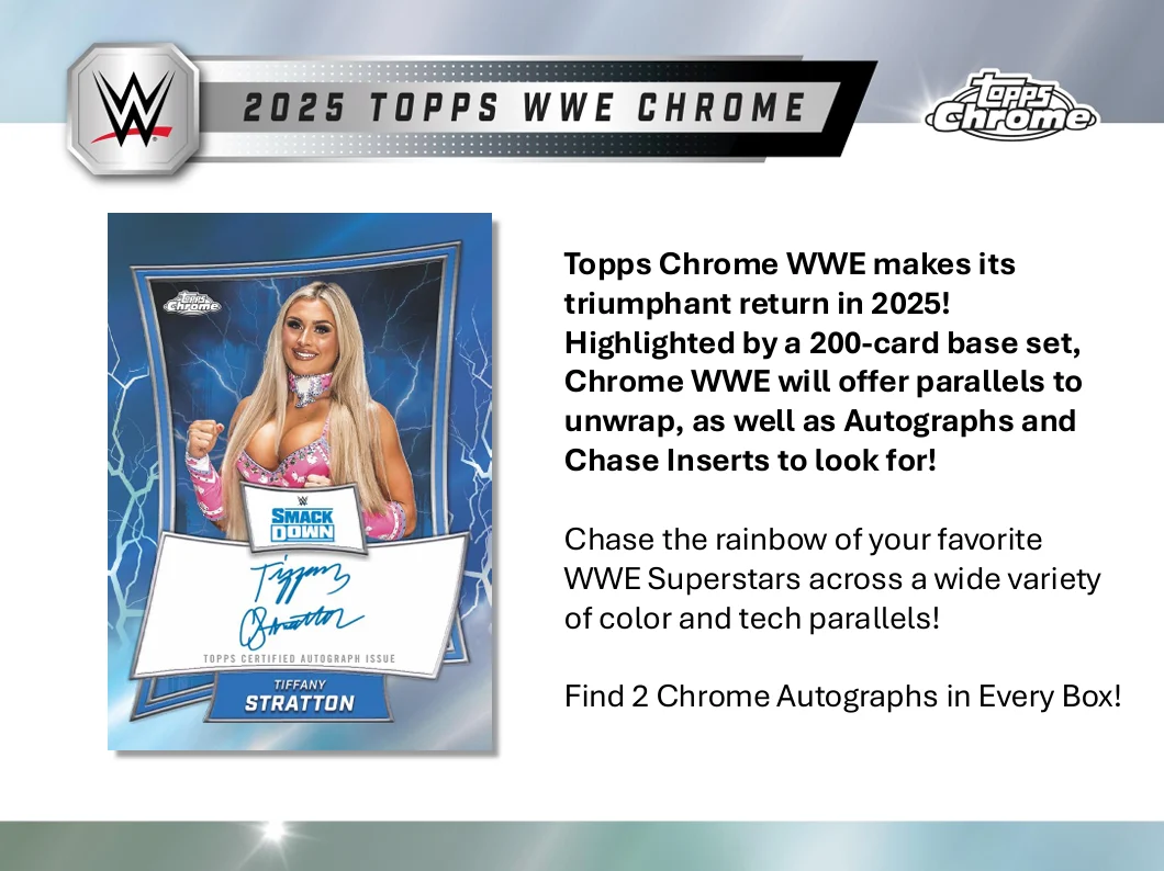 2025 Topps Chrome WWE Hobby Box - Image 2
