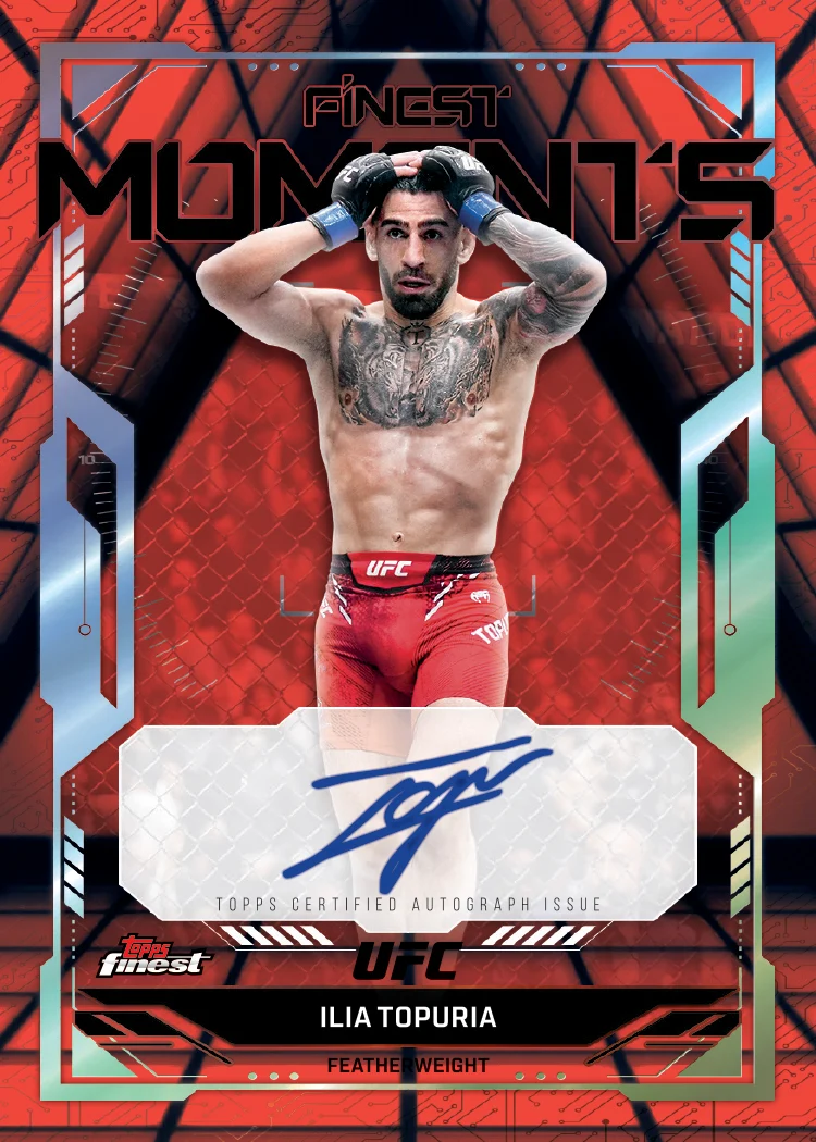2025 Topps Finest UFC Hobby Box - Image 7