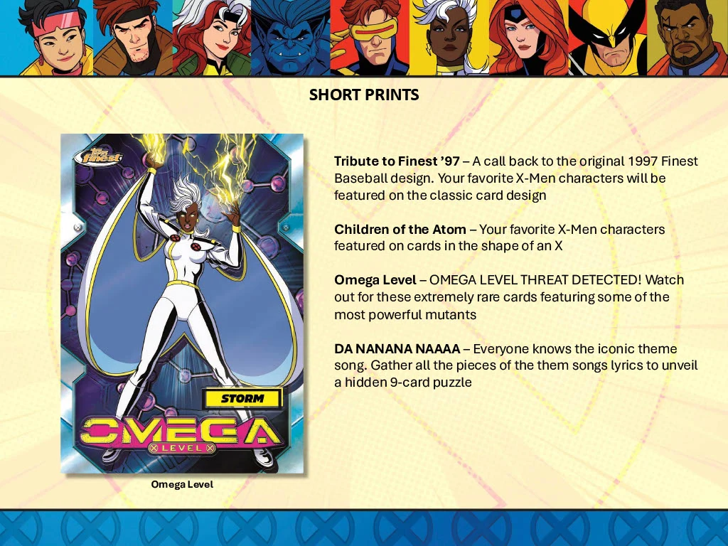 2025 Topps Finest X-Men '97 Hobby Box - Image 5
