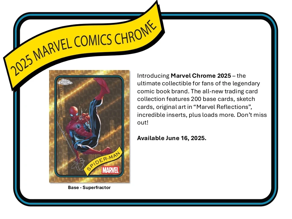 2025 Topps Marvel Comics Chrome Hobby Box - Image 2