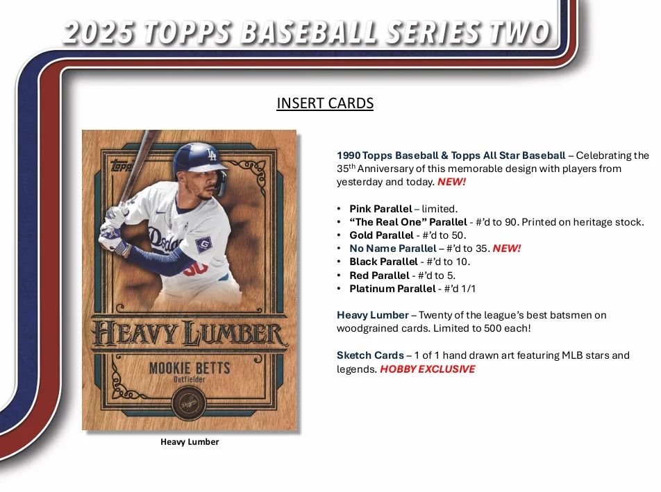 2025 Topps Series 2 Baseball Hobby Box - Image 5