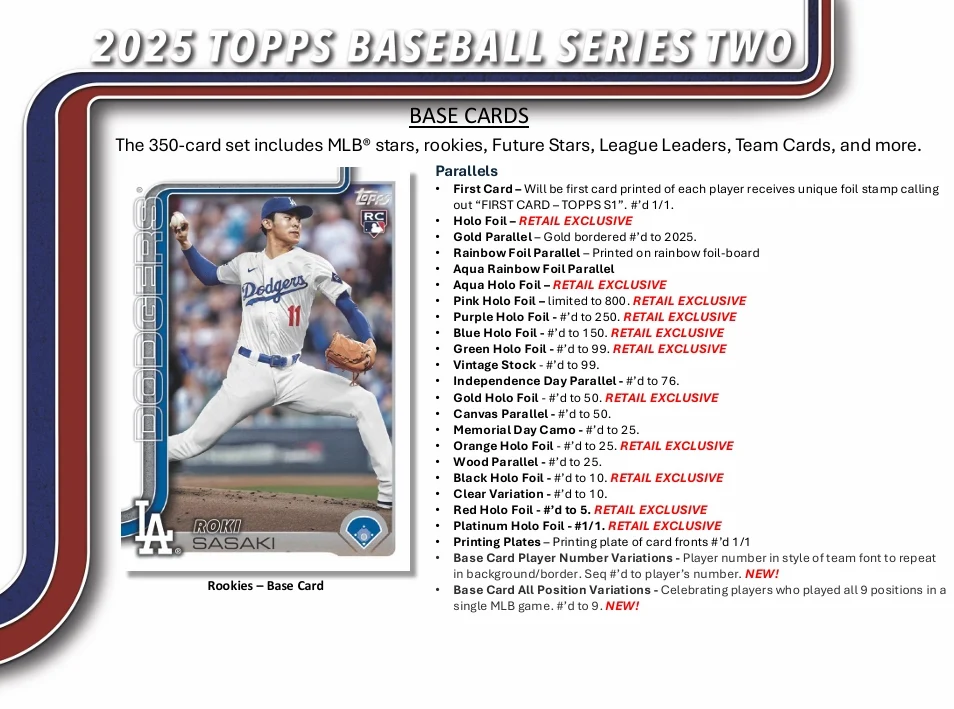 2025 Topps Series 2 Baseball Mega Box - Image 3