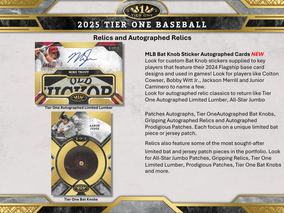 2025 Topps Tier One Baseball Hobby Box - Image 4