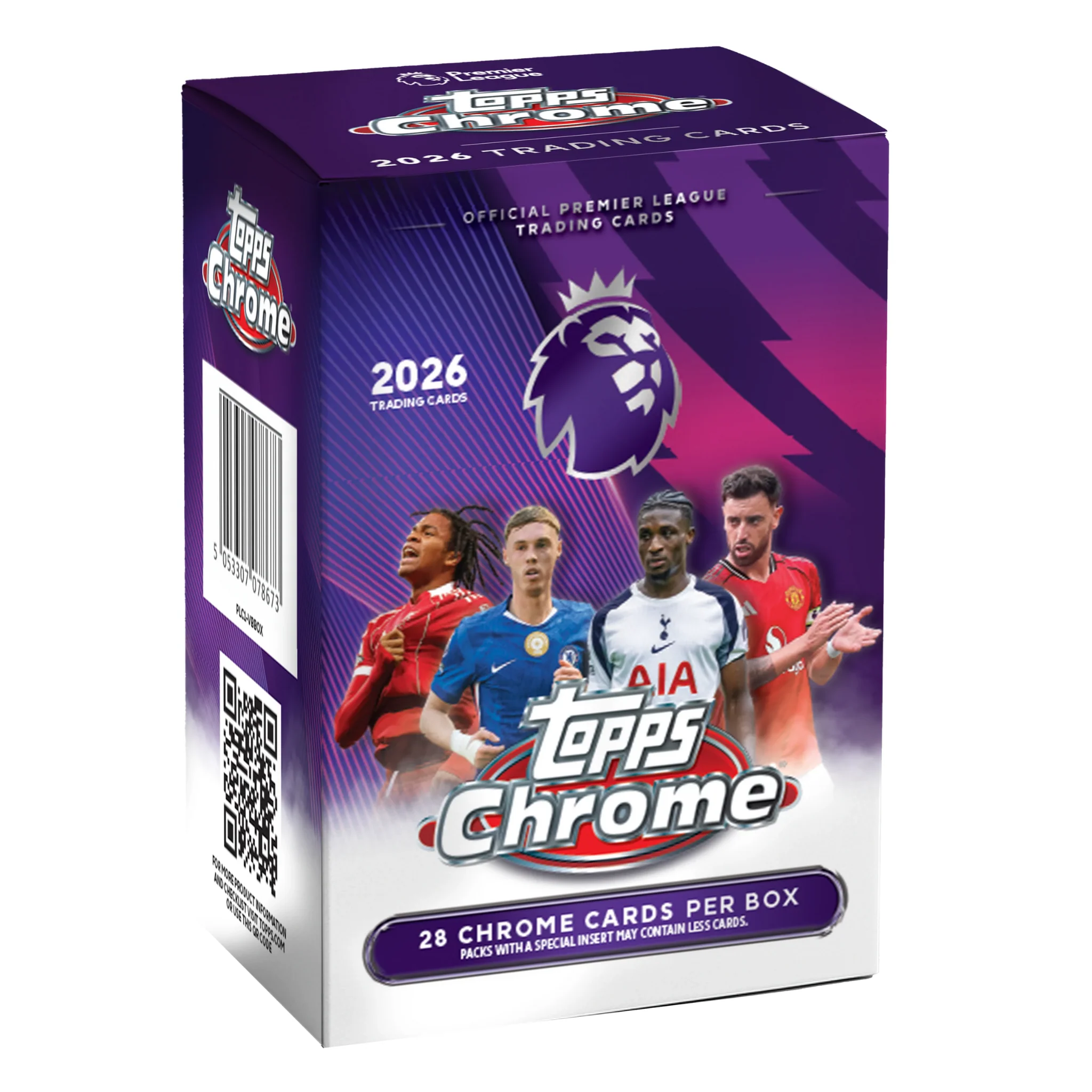 2026 Topps Chrome Premier League Soccer Value Sealed Case (40 Boxes)