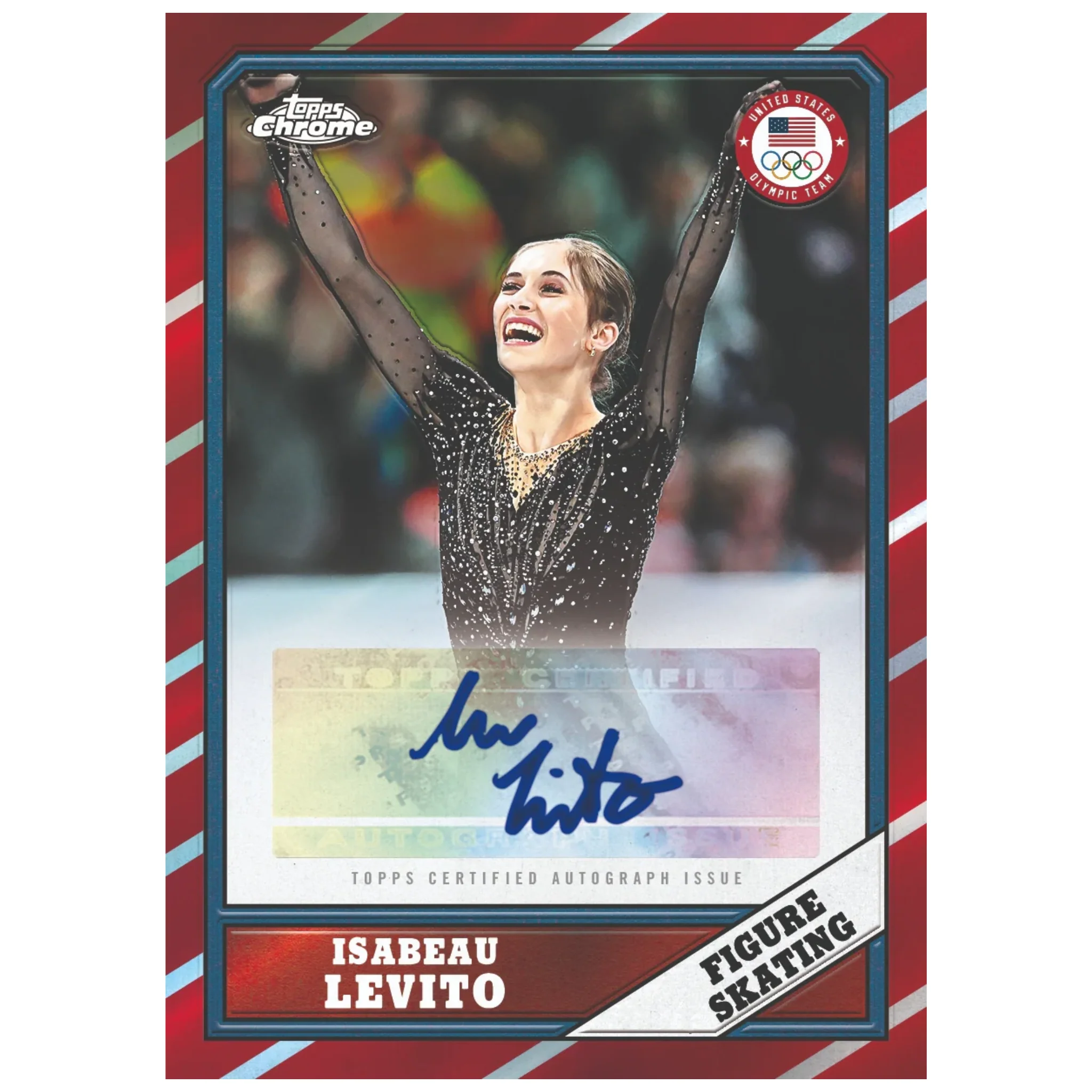 2026 Topps Chrome US Olympic & Paralympic Hopefuls Value Box - Image 10
