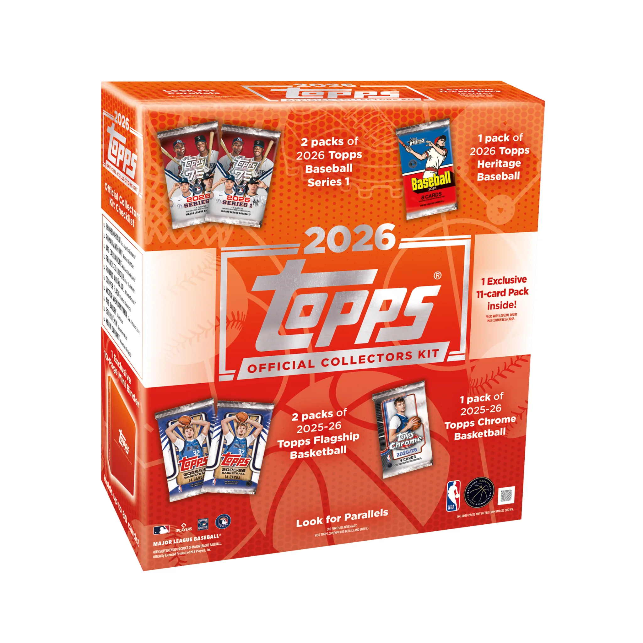 2026 Topps Official Collector Kit - MLB & NBA
