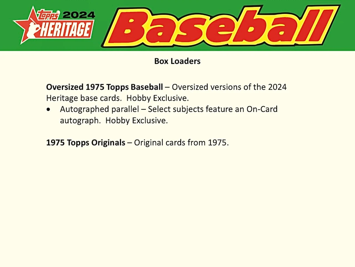 2024 Topps Heritage Baseball Hobby Box - Image 8