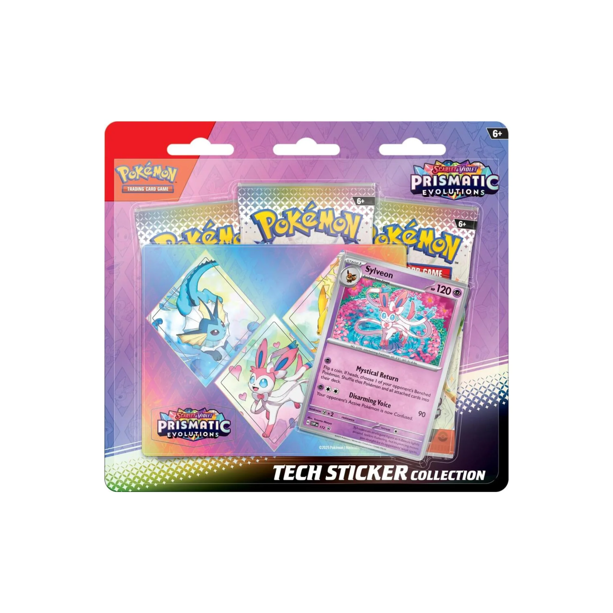 Pokémon Scarlet & Violet Prismatic Evolutions Tech Sticker Collection