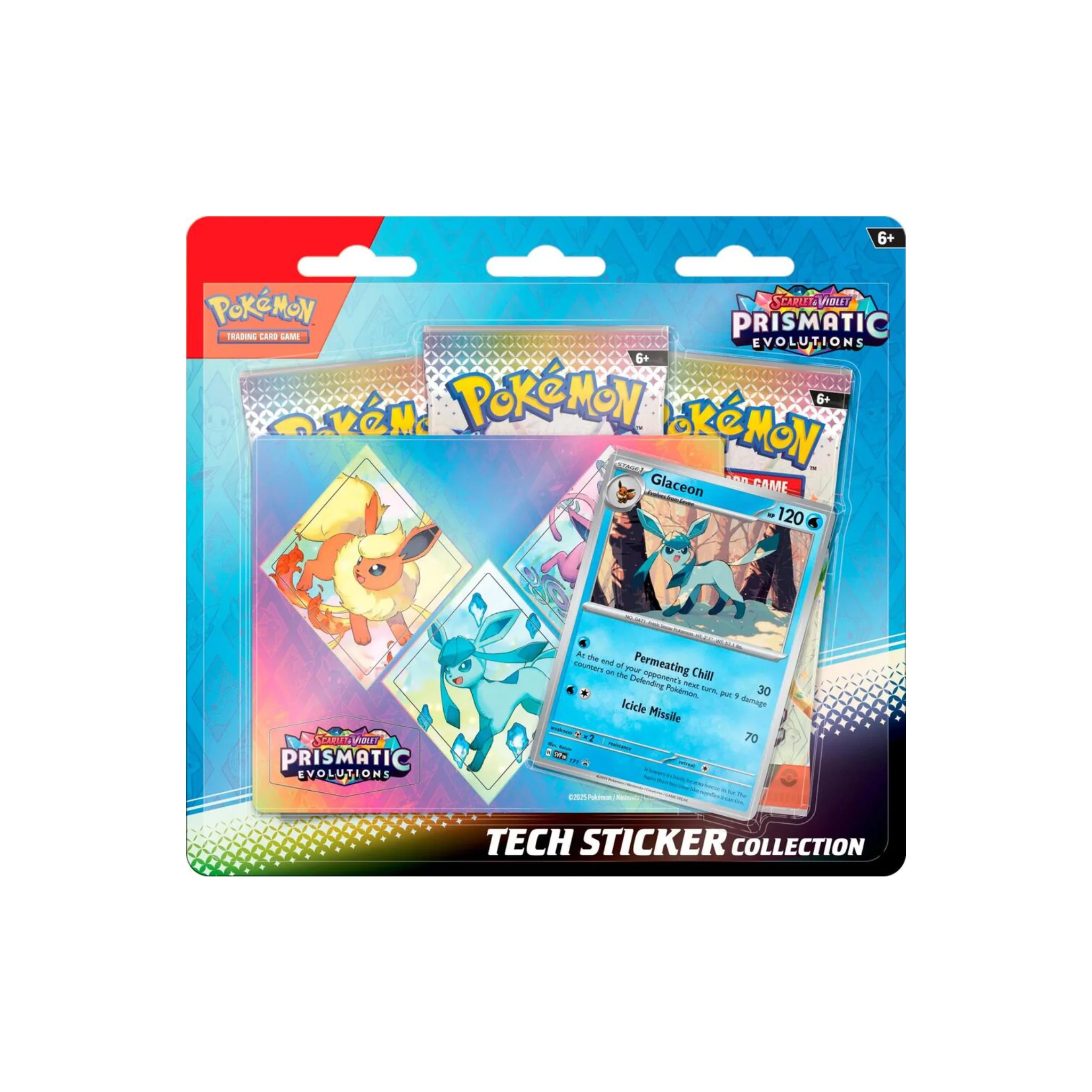 Pokémon Scarlet & Violet Prismatic Evolutions Tech Sticker Collection - Image 3