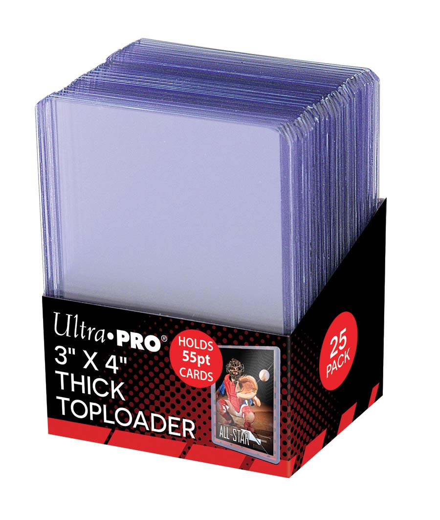 Ultra PRO 3" x 4" Action Packed 55-Point Toploader (25 Count)