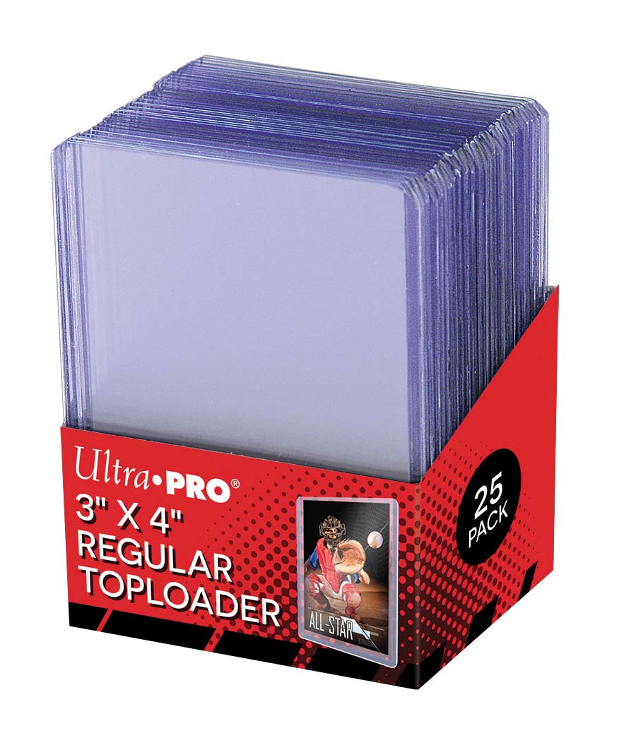 Ultra PRO 3" x 4" Clear Regular Toploaders (25 Count)