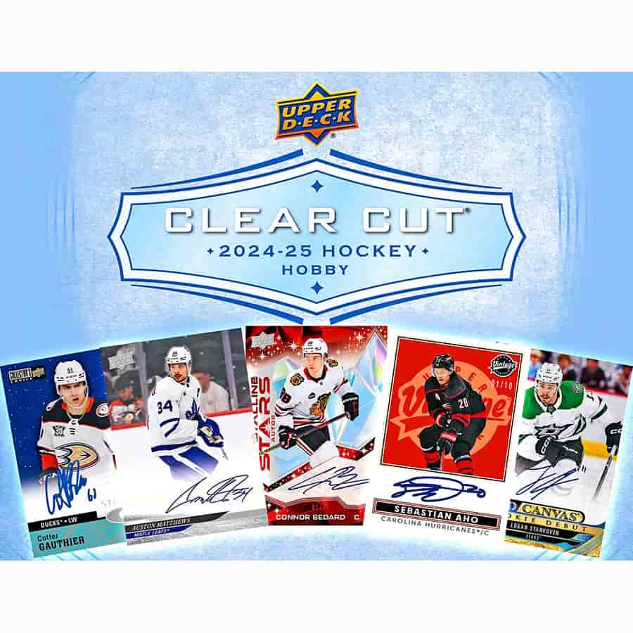 2024-25 Upper Deck Clear Cut Hockey Hobby Box - Image 2